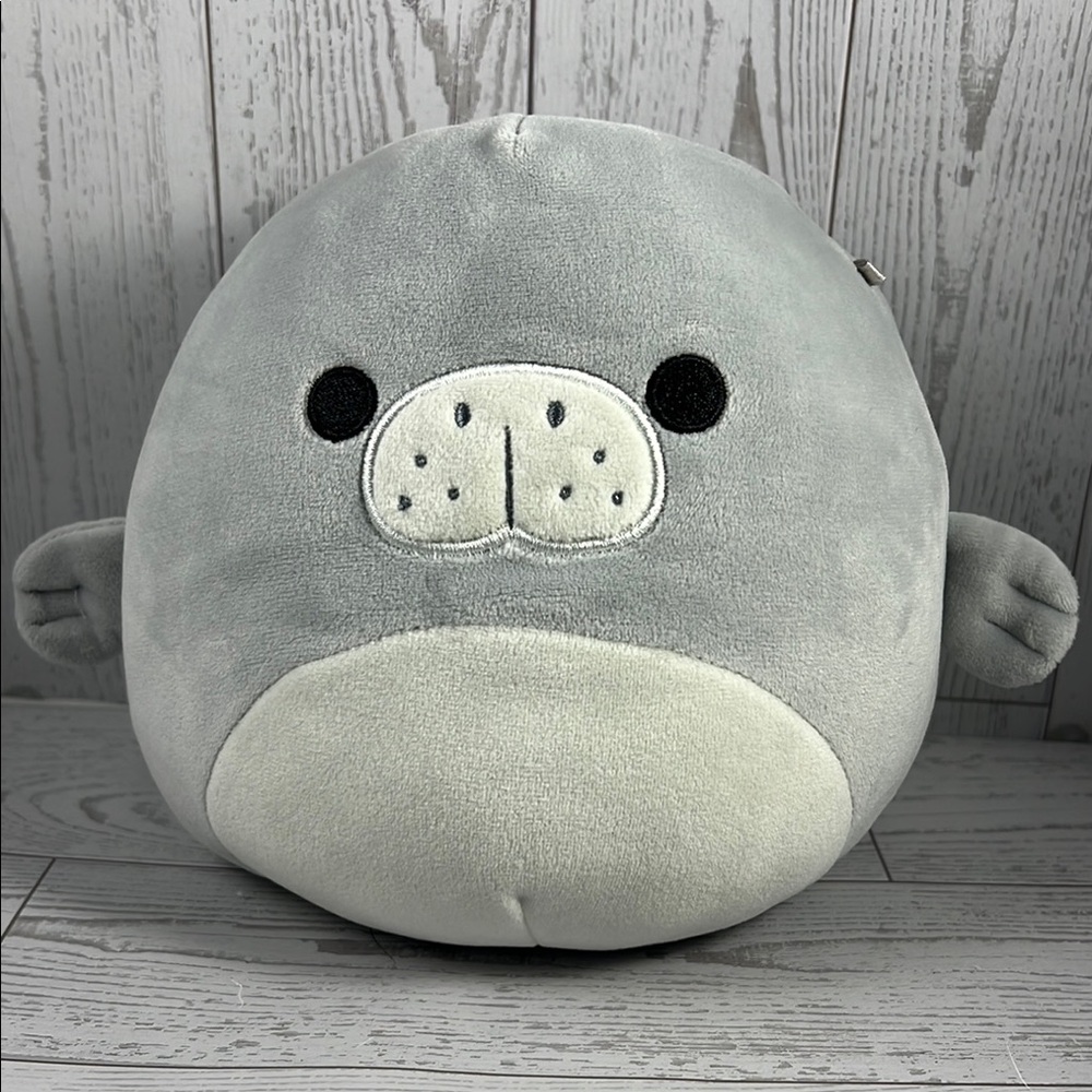 Squishmallows Matt, Gray Manatee Soft Plush
